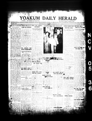 Yoakum Daily Herald (Yoakum, Tex.), Vol. 40, No. 184, Ed. 1 Thursday, November 5, 1936