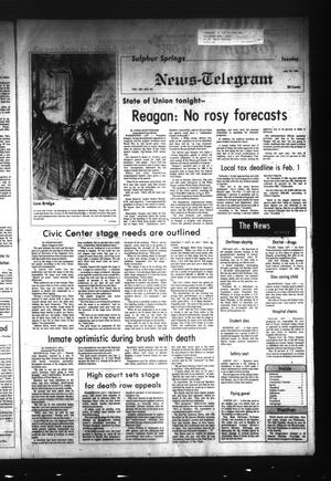 Sulphur Springs News-Telegram (Sulphur Springs, Tex.), Vol. 105, No. 20, Ed. 1 Tuesday, January 25, 1983