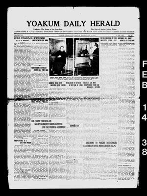 Yoakum Daily Herald (Yoakum, Tex.), Vol. 41, No. 267, Ed. 1 Monday, February 14, 1938