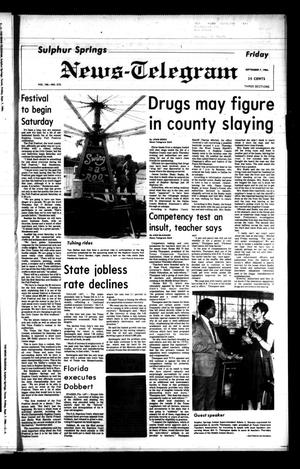 Sulphur Springs News-Telegram (Sulphur Springs, Tex.), Vol. 106, No. 213, Ed. 1 Friday, September 7, 1984