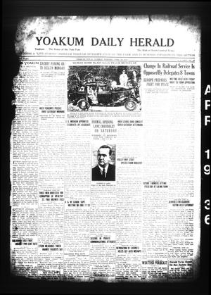 Yoakum Daily Herald (Yoakum, Tex.), Vol. 40, No. 16, Ed. 1 Sunday, April 19, 1936