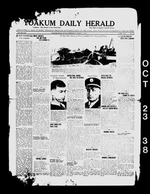Yoakum Daily Herald (Yoakum, Tex.), Vol. 42, No. 172, Ed. 1 Sunday, October 23, 1938