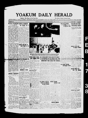 Yoakum Daily Herald (Yoakum, Tex.), Vol. 41, No. 270, Ed. 1 Thursday, February 17, 1938
