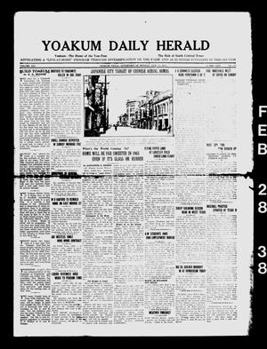 Yoakum Daily Herald (Yoakum, Tex.), Vol. 41, No. 278, Ed. 1 Monday, February 28, 1938