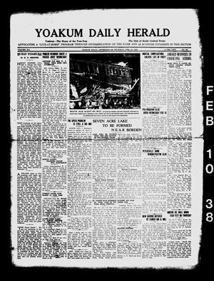 Yoakum Daily Herald (Yoakum, Tex.), Vol. 41, No. 264, Ed. 1 Thursday, February 10, 1938