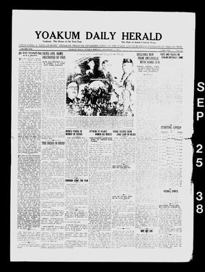 Yoakum Daily Herald (Yoakum, Tex.), Vol. 42, No. 148, Ed. 1 Sunday, September 25, 1938