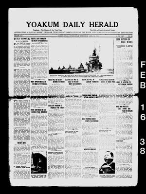 Yoakum Daily Herald (Yoakum, Tex.), Vol. 41, No. 269, Ed. 1 Wednesday, February 16, 1938