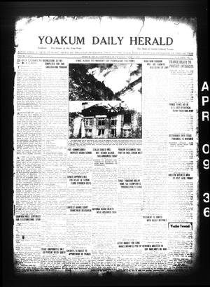 Yoakum Daily Herald (Yoakum, Tex.), Vol. 40, No. 8, Ed. 1 Thursday, April 9, 1936