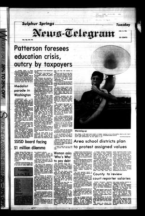 Sulphur Springs News-Telegram (Sulphur Springs, Tex.), Vol. 106, No. 193, Ed. 1 Tuesday, August 14, 1984