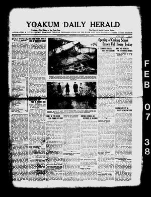 Yoakum Daily Herald (Yoakum, Tex.), Vol. 41, No. 261, Ed. 1 Monday, February 7, 1938