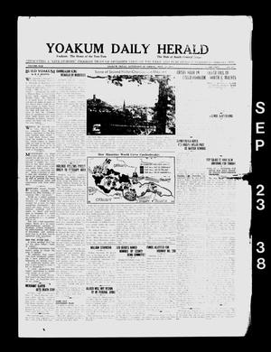 Yoakum Daily Herald (Yoakum, Tex.), Vol. 42, No. 147, Ed. 1 Friday, September 23, 1938