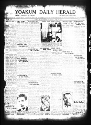 Yoakum Daily Herald (Yoakum, Tex.), Vol. 40, No. 14, Ed. 1 Thursday, April 16, 1936