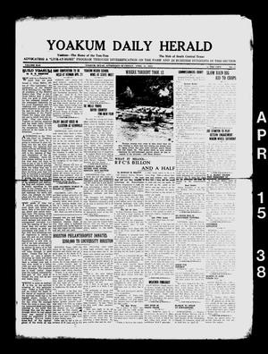 Yoakum Daily Herald (Yoakum, Tex.), Vol. 42, No. 13, Ed. 1 Friday, April 15, 1938