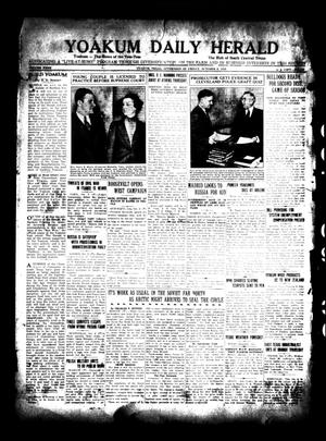 Yoakum Daily Herald (Yoakum, Tex.), Vol. 40, No. 161, Ed. 1 Friday, October 9, 1936