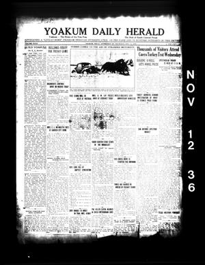 Yoakum Daily Herald (Yoakum, Tex.), Vol. 40, No. 189, Ed. 1 Thursday, November 12, 1936