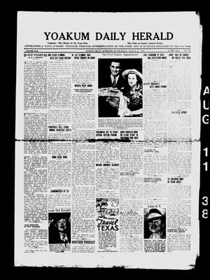 Yoakum Daily Herald (Yoakum, Tex.), Vol. 42, No. 111, Ed. 1 Thursday, August 11, 1938