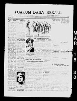 Yoakum Daily Herald (Yoakum, Tex.), Vol. 41, No. [294], Ed. 1 Friday, March 18, 1938