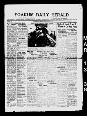 Yoakum Daily Herald (Yoakum, Tex.), Vol. 41, No. 290, Ed. 1 Sunday, March 13, 1938