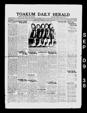 Yoakum Daily Herald (Yoakum, Tex.), Vol. 42, No. 135, Ed. 1 Friday, September 9, 1938