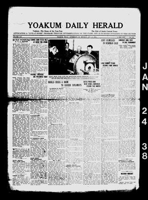 Yoakum Daily Herald (Yoakum, Tex.), Vol. 41, No. 249, Ed. 1 Monday, January 24, 1938