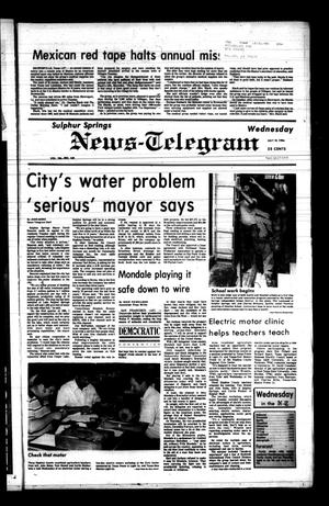 Sulphur Springs News-Telegram (Sulphur Springs, Tex.), Vol. 106, No. 170, Ed. 1 Wednesday, July 18, 1984