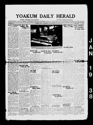 Yoakum Daily Herald (Yoakum, Tex.), Vol. 41, No. 245, Ed. 1 Wednesday, January 19, 1938