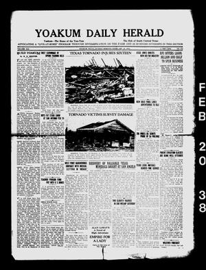 Yoakum Daily Herald (Yoakum, Tex.), Vol. 41, No. 272, Ed. 1 Sunday, February 20, 1938