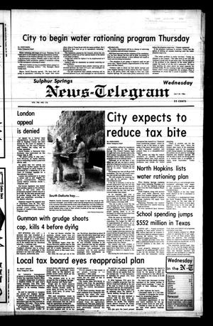 Sulphur Springs News-Telegram (Sulphur Springs, Tex.), Vol. 106, No. 176, Ed. 1 Wednesday, July 25, 1984