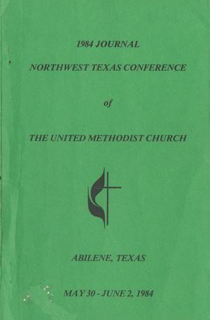 Primary view of object titled 'Journal of the Northwest Texas Annual Conference, the United Methodist Church: 1984'.