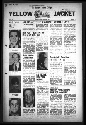 The Howard Payne College Yellow Jacket (Brownwood, Tex.), Vol. 55, No. 18, Ed. 1  Friday, March 8, 1968