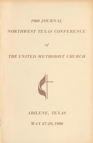 Primary view of object titled 'Journal of the Northwest Texas Annual Conference, the United Methodist Church: 1980'.