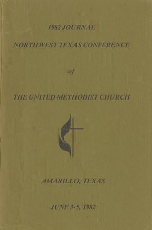 Primary view of object titled 'Journal of the Northwest Texas Annual Conference, the United Methodist Church: 1982'.