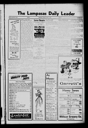 The Lampasas Daily Leader (Lampasas, Tex.), Vol. 37, No. 32, Ed. 1 Friday, April 12, 1940