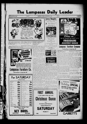 The Lampasas Daily Leader (Lampasas, Tex.), Vol. 37, No. 245, Ed. 1 Friday, December 20, 1940