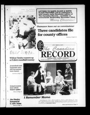 Primary view of object titled 'The Canadian Record (Canadian, Tex.), Vol. 103, No. 50, Ed. 1 Thursday, December 16, 1993'.