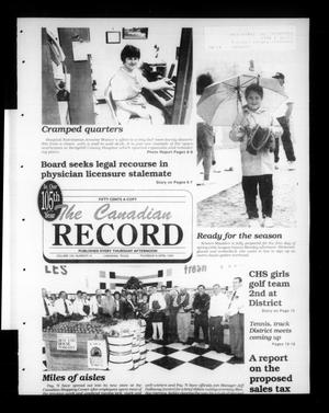 Primary view of object titled 'The Canadian Record (Canadian, Tex.), Vol. 105, No. 14, Ed. 1 Thursday, April 6, 1995'.