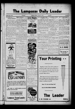 The Lampasas Daily Leader (Lampasas, Tex.), Vol. 36, No. 267, Ed. 1 Saturday, January 13, 1940