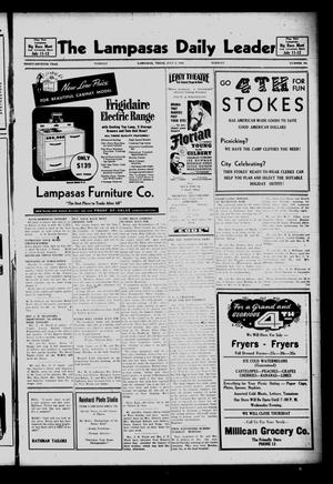 The Lampasas Daily Leader (Lampasas, Tex.), Vol. 37, No. 101, Ed. 1 Tuesday, July 2, 1940