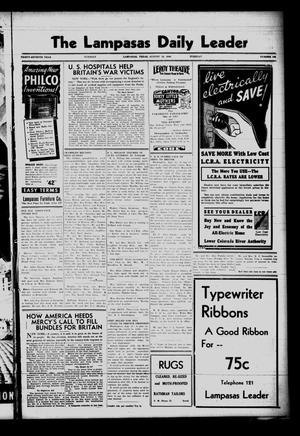 The Lampasas Daily Leader (Lampasas, Tex.), Vol. 37, No. 136, Ed. 1 Tuesday, August 13, 1940