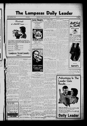 The Lampasas Daily Leader (Lampasas, Tex.), Vol. 37, No. 15, Ed. 1 Saturday, March 23, 1940