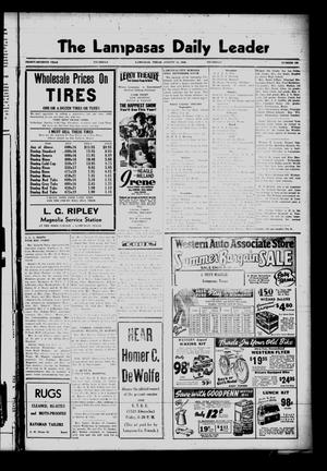The Lampasas Daily Leader (Lampasas, Tex.), Vol. 37, No. 138, Ed. 1 Thursday, August 15, 1940