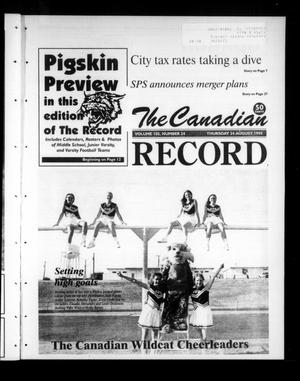 Primary view of object titled 'The Canadian Record (Canadian, Tex.), Vol. 105, No. 34, Ed. 1 Thursday, August 24, 1995'.
