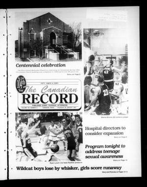 Primary view of object titled 'The Canadian Record (Canadian, Tex.), Vol. 104, No. 3, Ed. 1 Thursday, January 20, 1994'.