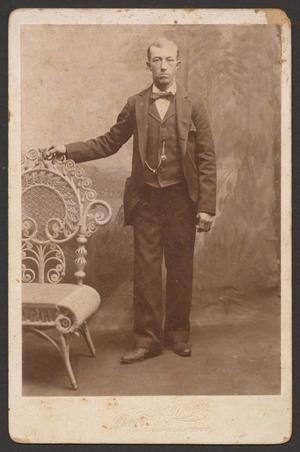 [Photograph of an Unknown Man in Dark Clothing]