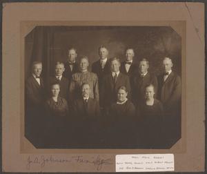 [Photograph of the J. A. Johnson Family]