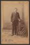 Thumbnail image of item number 1 in: '[Photograph of a Man in Dark Clothing]'.