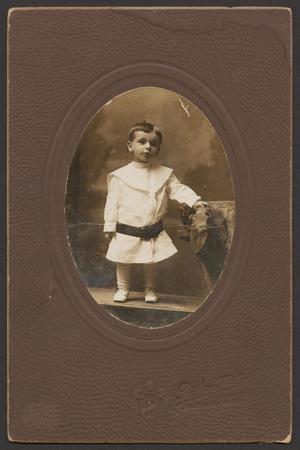 [Photograph of an Unknown Small Boy]