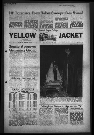 The Howard Payne College Yellow Jacket (Brownwood, Tex.), Vol. 57, No. 14, Ed. 1  Friday, December 12, 1969