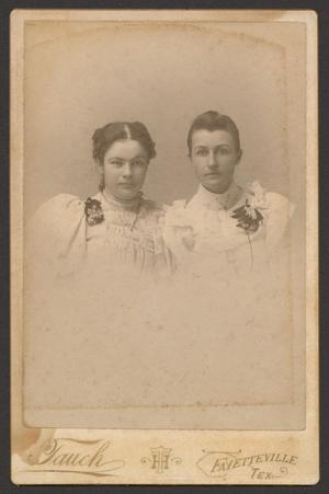 [Portrait of Two Young Women in Light Color Clothing]