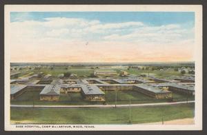 [Postcard of an Aerial View of a Base Hospital]